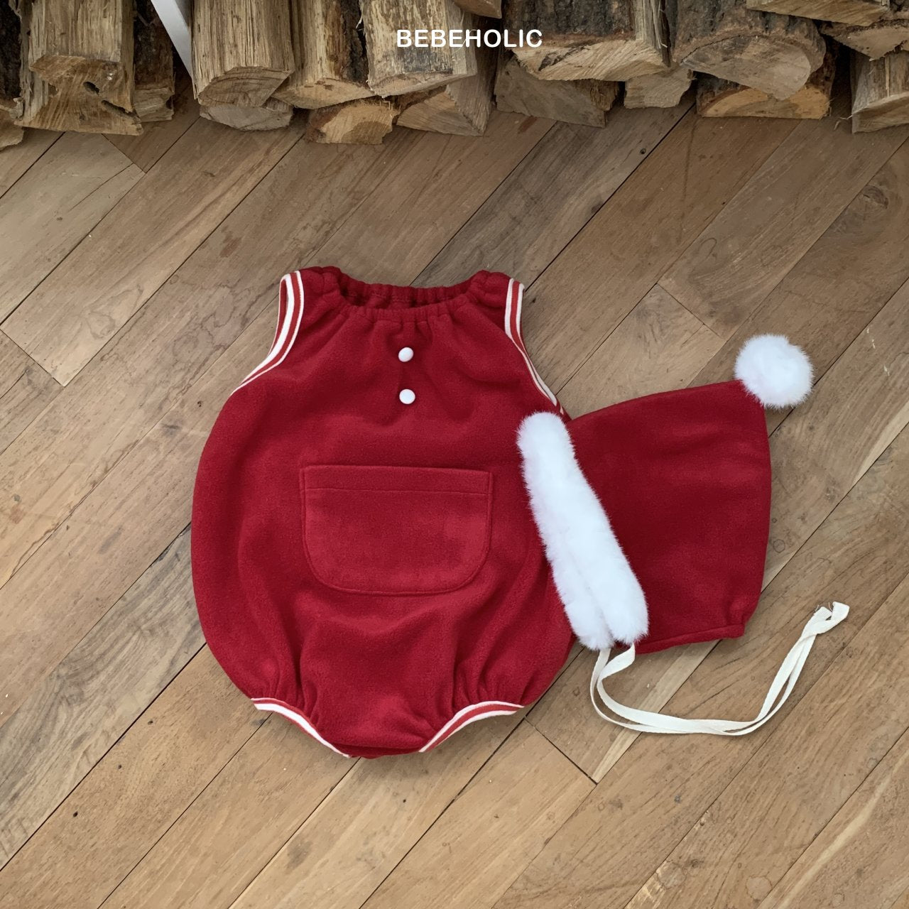 Santa - Rentier Suit Bonnet Set