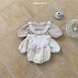 Lace Frill Bodysuit für Babys – Romantischer Baby-Body mit Spitzenrüschen