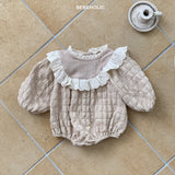 Lace Frill Bodysuit für Babys – Romantischer Baby-Body mit Spitzenrüschen