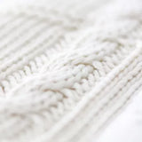 Coco ecru cotton blanket