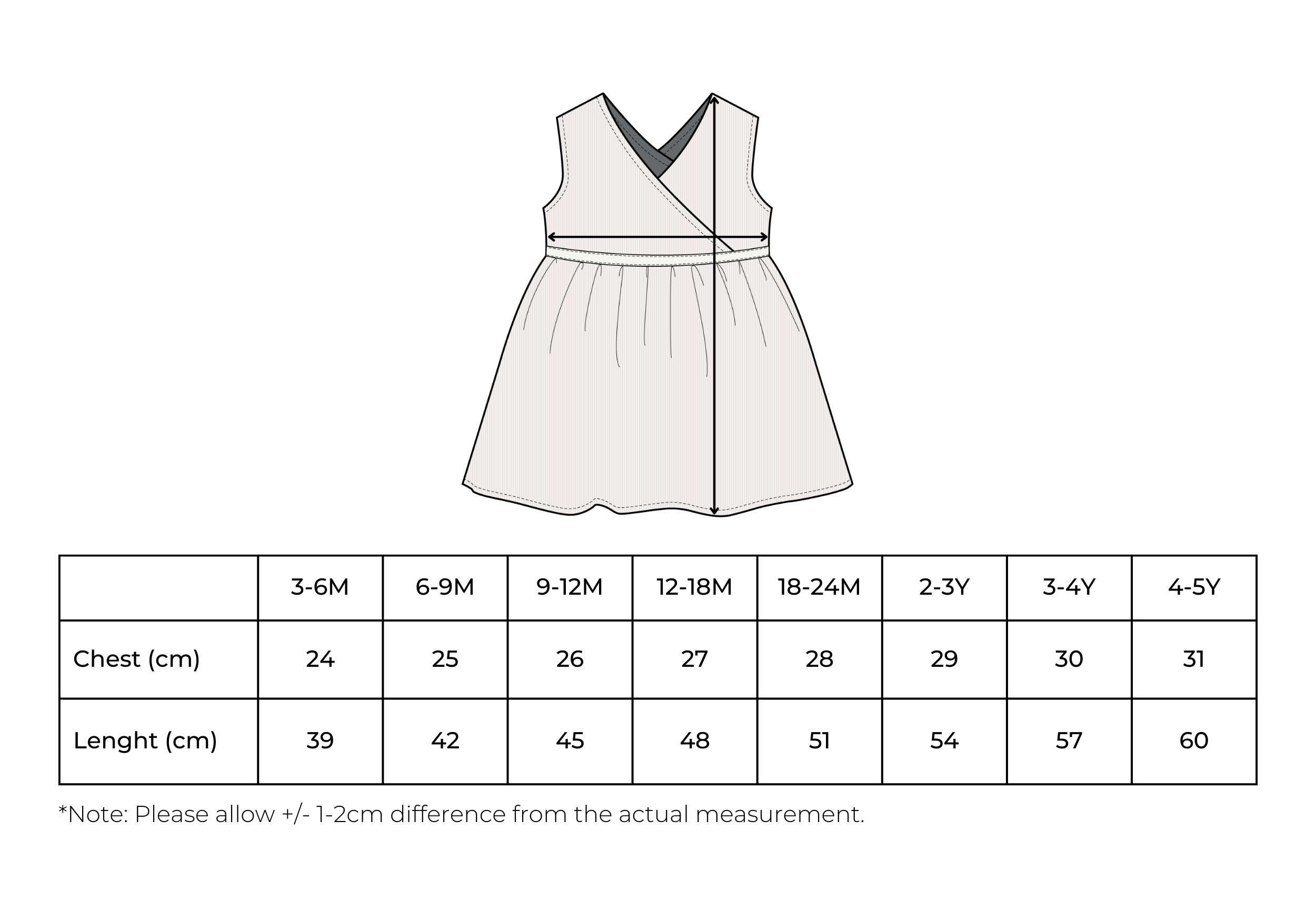 NINON dress - summer dress for babies