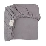 Muslin fitted sheet 60x120 cm