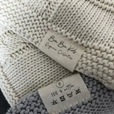 Coco ecru cotton blanket