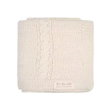 Coco ecru cotton blanket