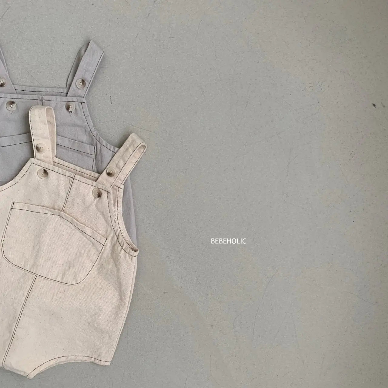 Chino Dungarees Bodysuit Bebe Holic