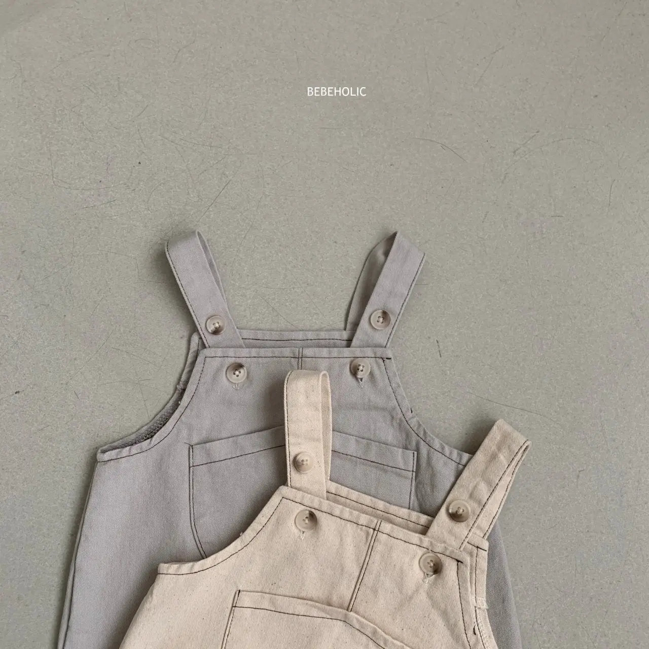 Chino Dungarees Bodysuit Bebe Holic