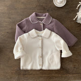 Pin Coat Jumper für Babys – Warmer Baby-Mantel mit dekorativen Nähten