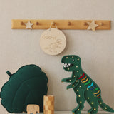 Little Lights T.Rex Dino Lamp in Rainbow Green - Ideal children's room night light