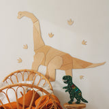 Little Lights T.Rex Dino Lamp in Rainbow Green - Ideal children's room night light