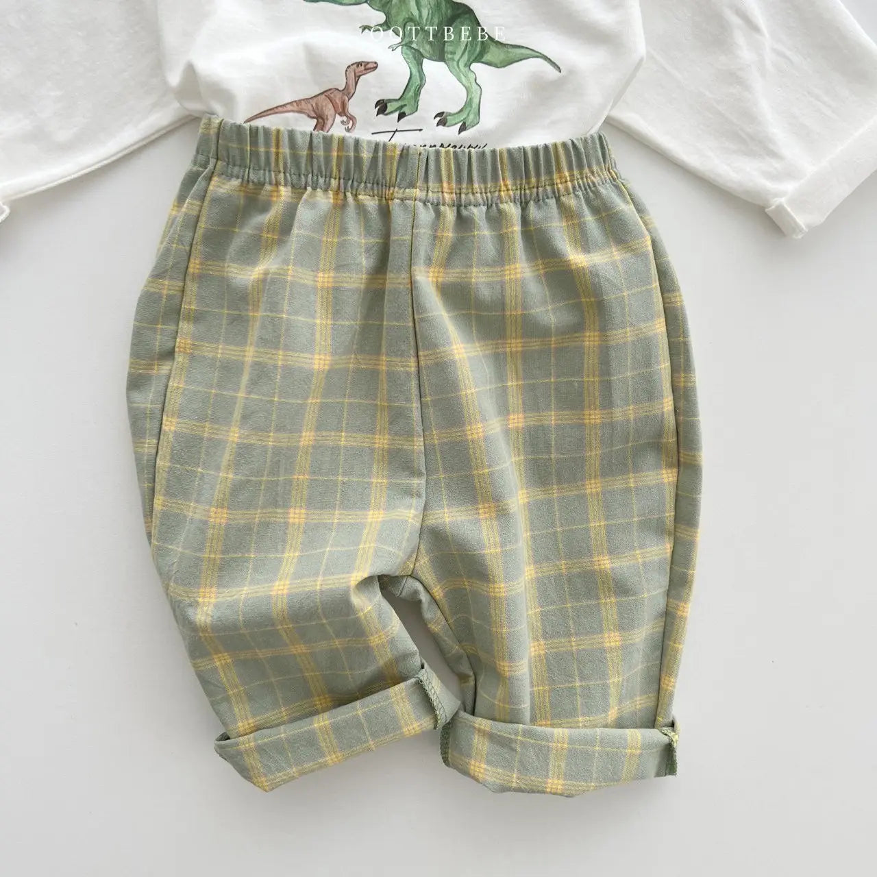 Dino Check Pants Oott Bebe