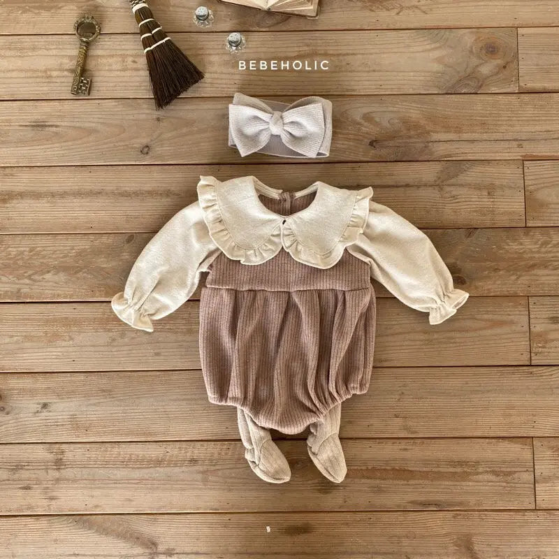 Frill Knit Bodysuit Bebe Holic