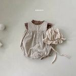 Linen Sleeveless Bodysuit Bebe Holic