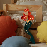 Little Lights Ariel Mermaid Lampe - Zauberhaftes Nachtlicht für Kinderzimmer