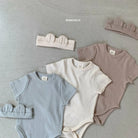 Rib Shirt Sleeves Bodysuit Cozy Kidz