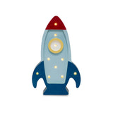 Little Lights - Space Rocket Mini Lamp | Teal