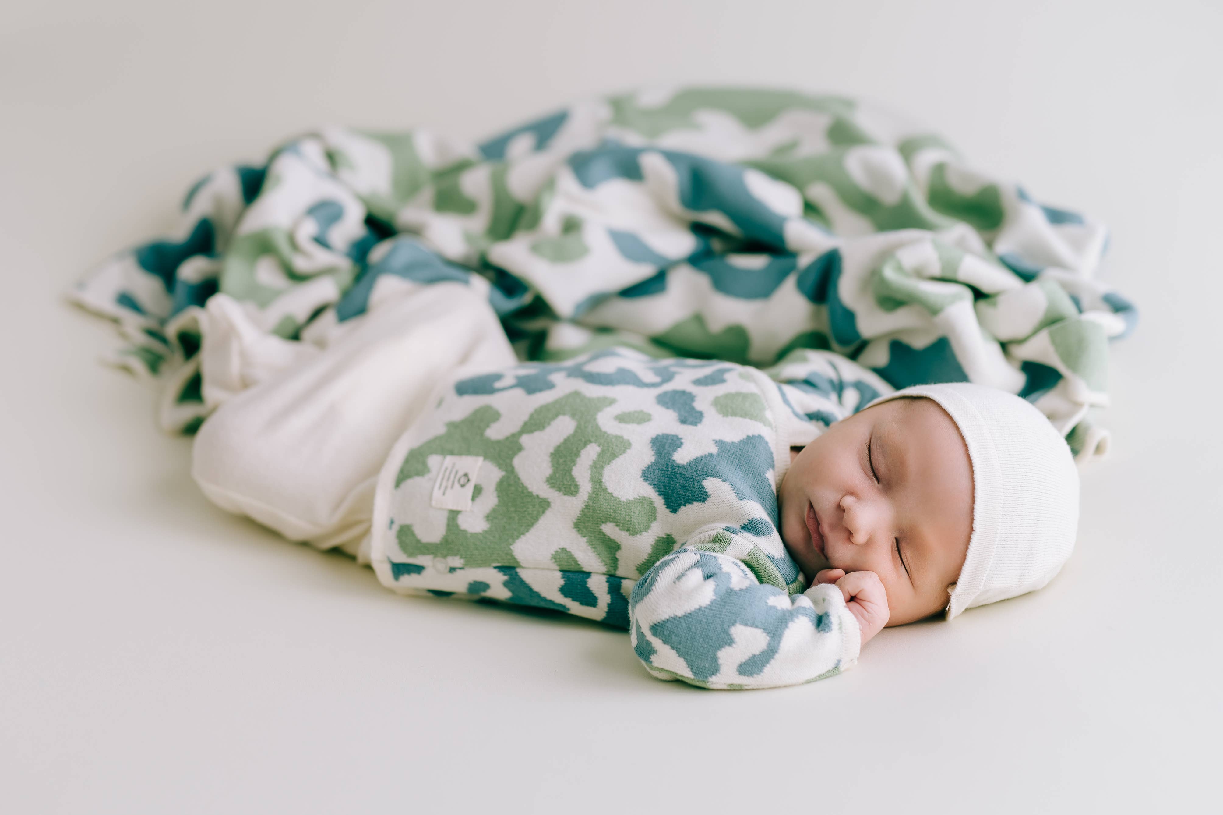 Newborn package Camouflage Mint: 0 -3 month (56 cm)