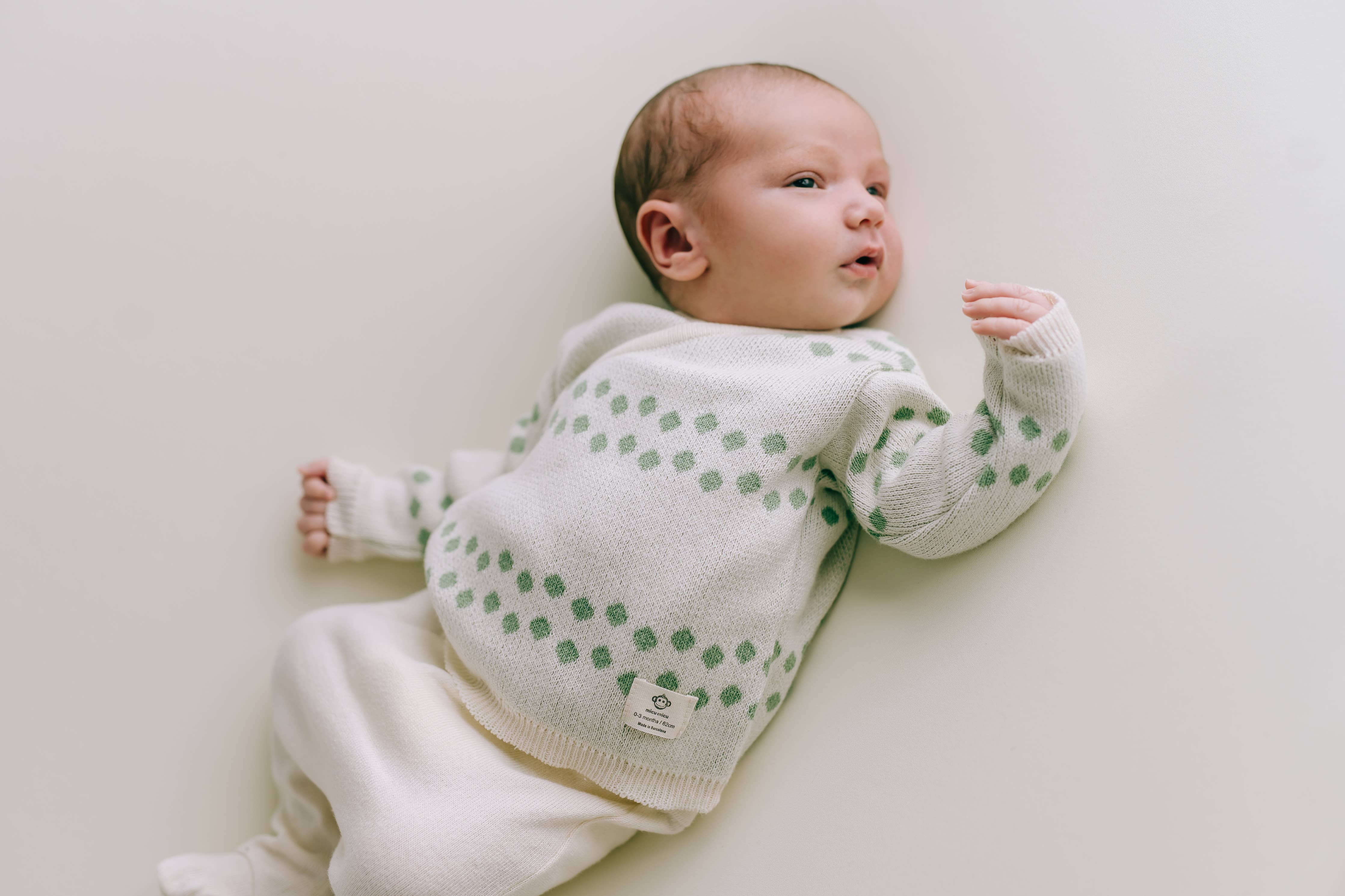 Newborn Pack Dots mint: 0 -3 Monat (56 cm)