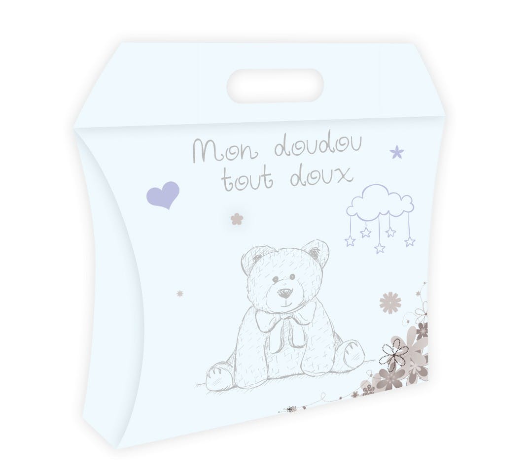 Berlingot Geschenkbox für Kinder Größe M „Bear Boy“